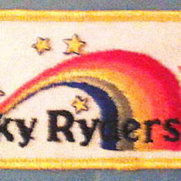 Sky Ryders Rainbow Patch from the 1980s